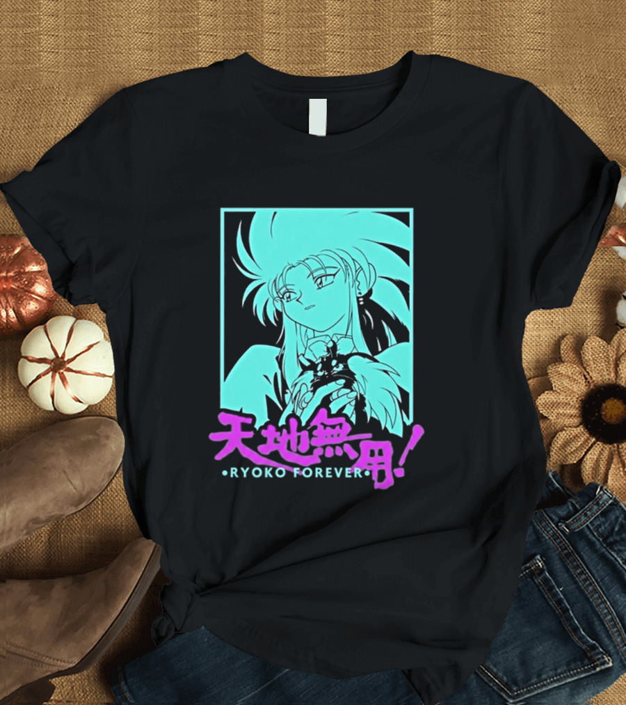 Tenchi Muyo Ryoko Forever Anime Character Illustration Gaming T-Shirt