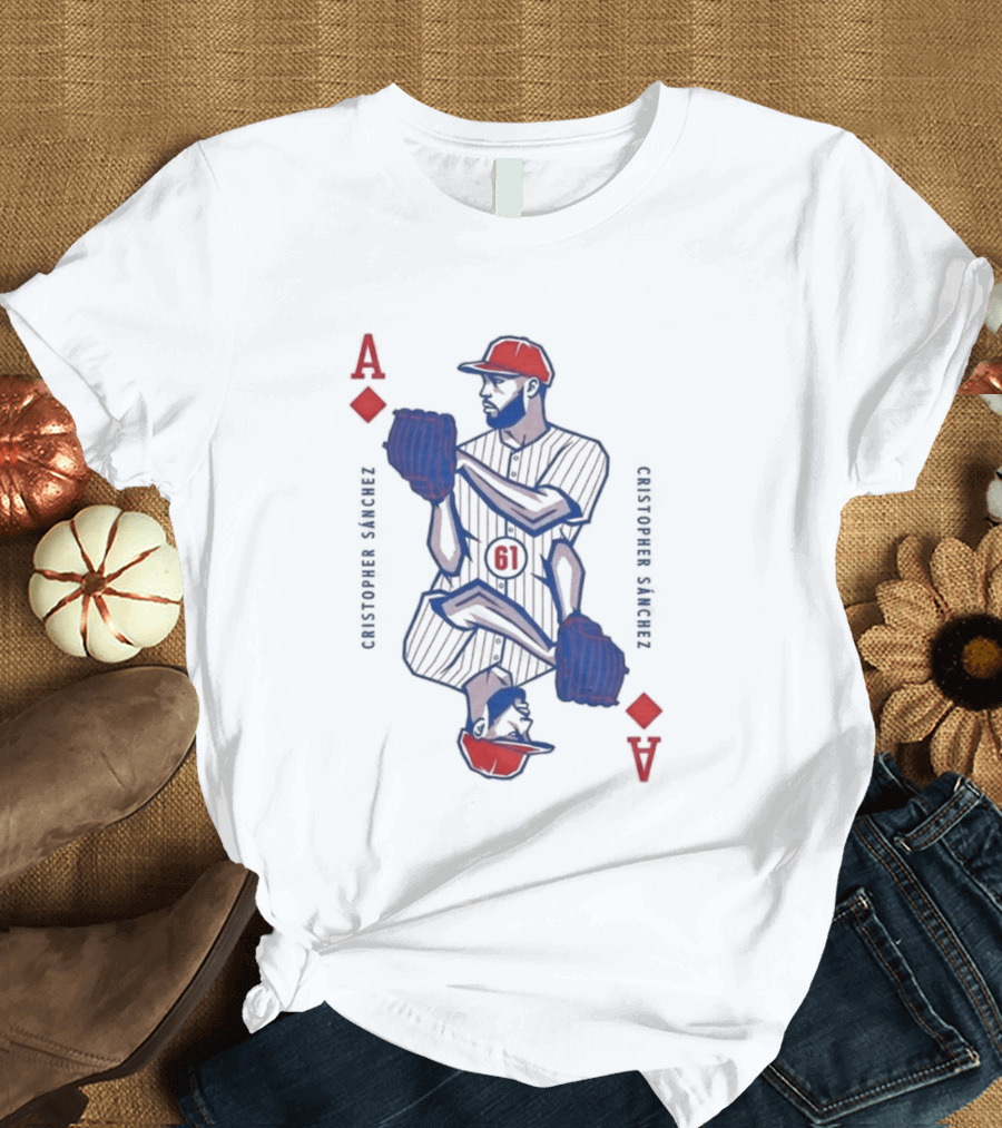 Cristopher Sánchez Ace Of Diamonds Baseball Player T-Shirt