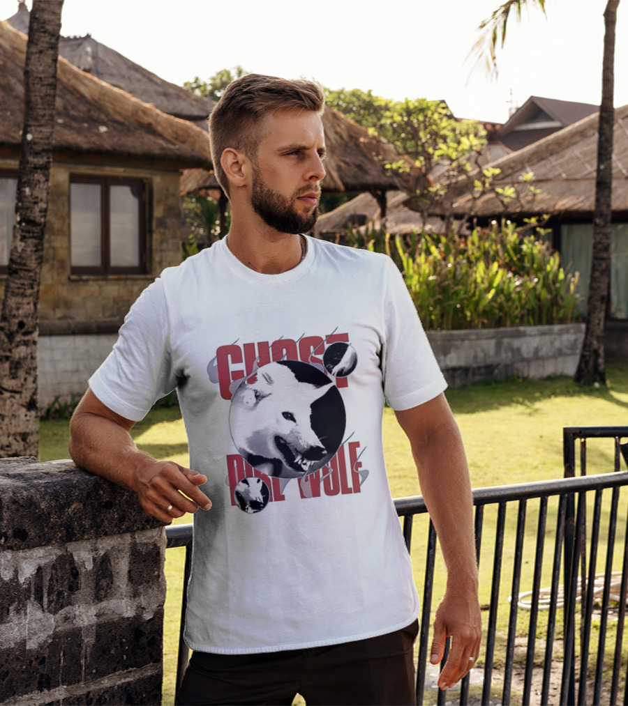 Ghost Dire Wolf Game Of Thrones Fan T-Shirt