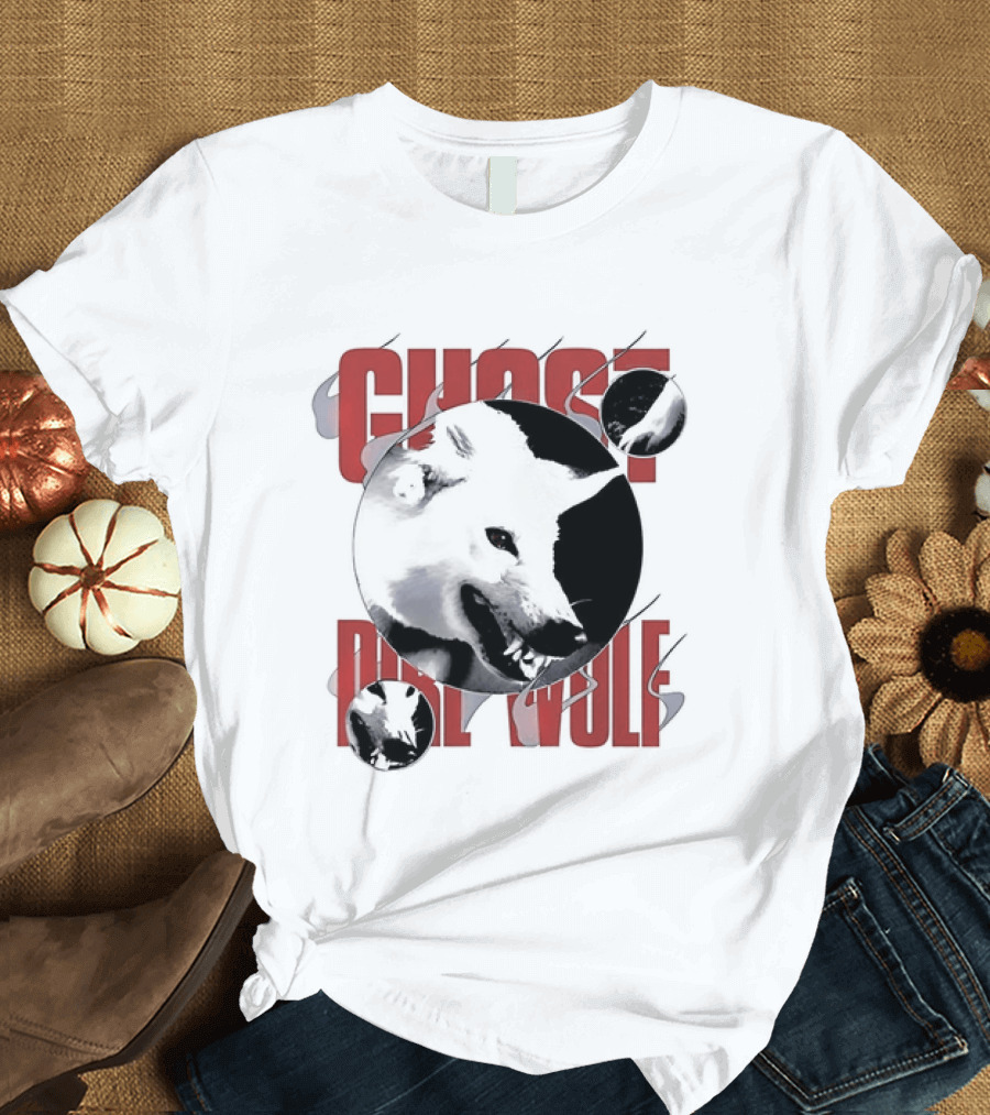 Ghost Dire Wolf Game Of Thrones Fan T-Shirt