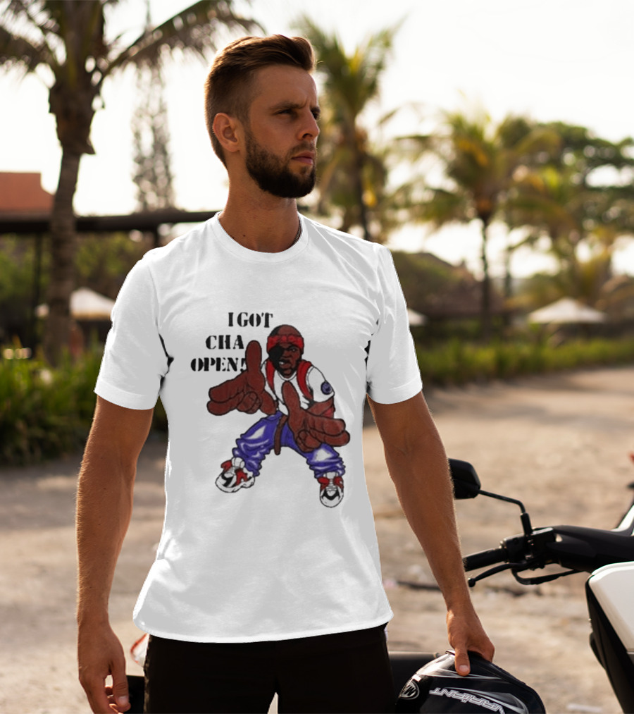 I Got Cha Opin Cartoon Character Graphic Hip Hop T-Shirt