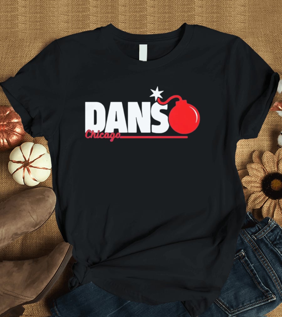 Dans Chicago Bomb Star Red Bomb T-Shirt