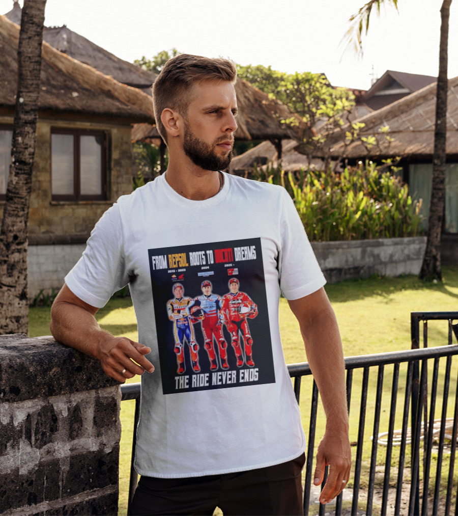 From Repsol To Ducati 2013 2025 MotoGP Journey T-Shirt