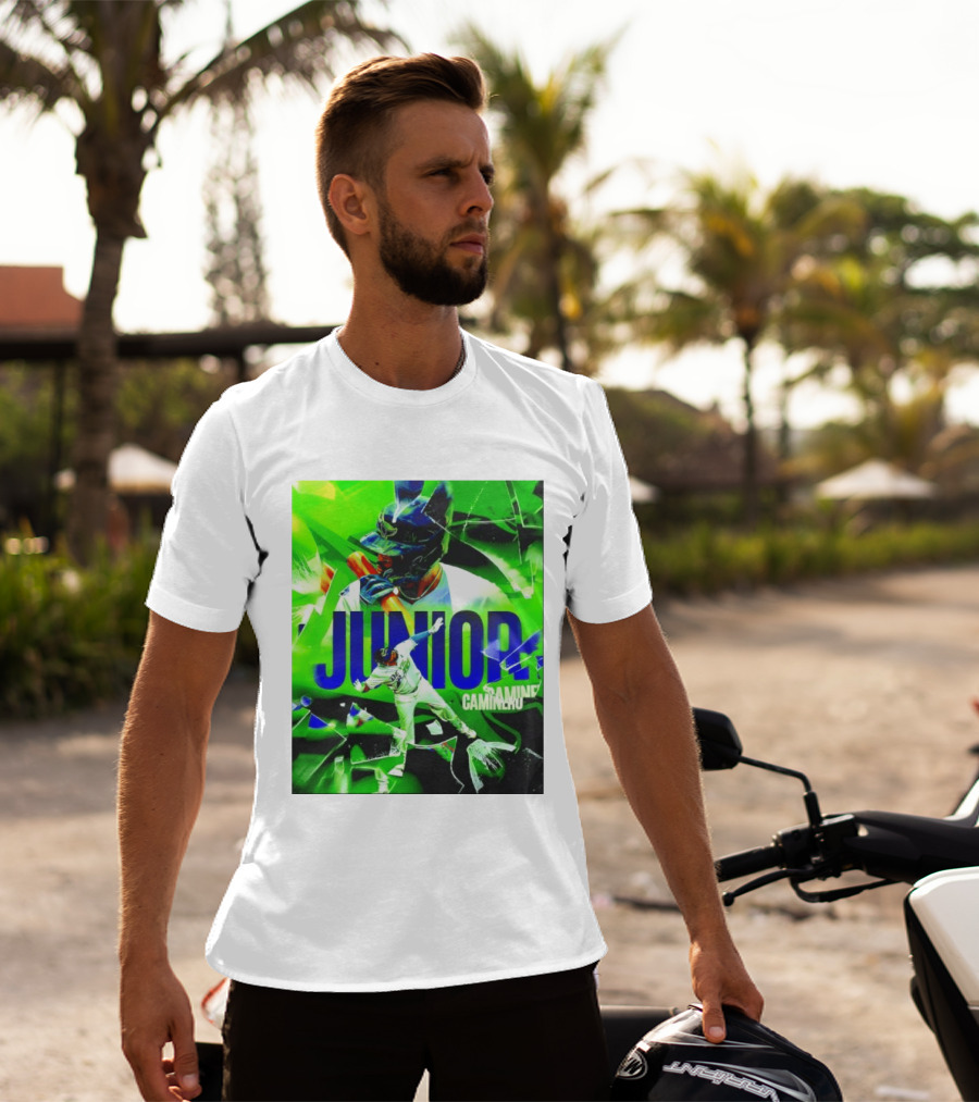 Junior Caminero Tampa Bay Rays La Maxima Baseball Legend T-Shirt