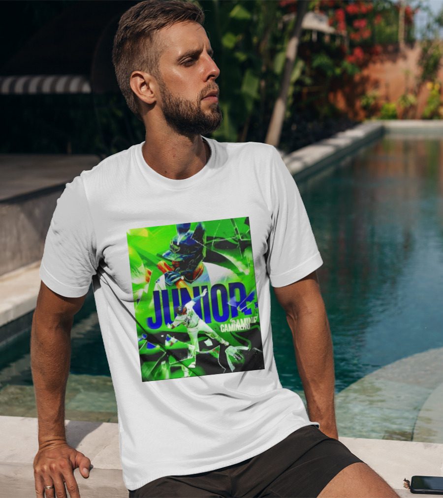 Junior Caminero Tampa Bay Rays La Maxima Baseball Legend T-Shirt