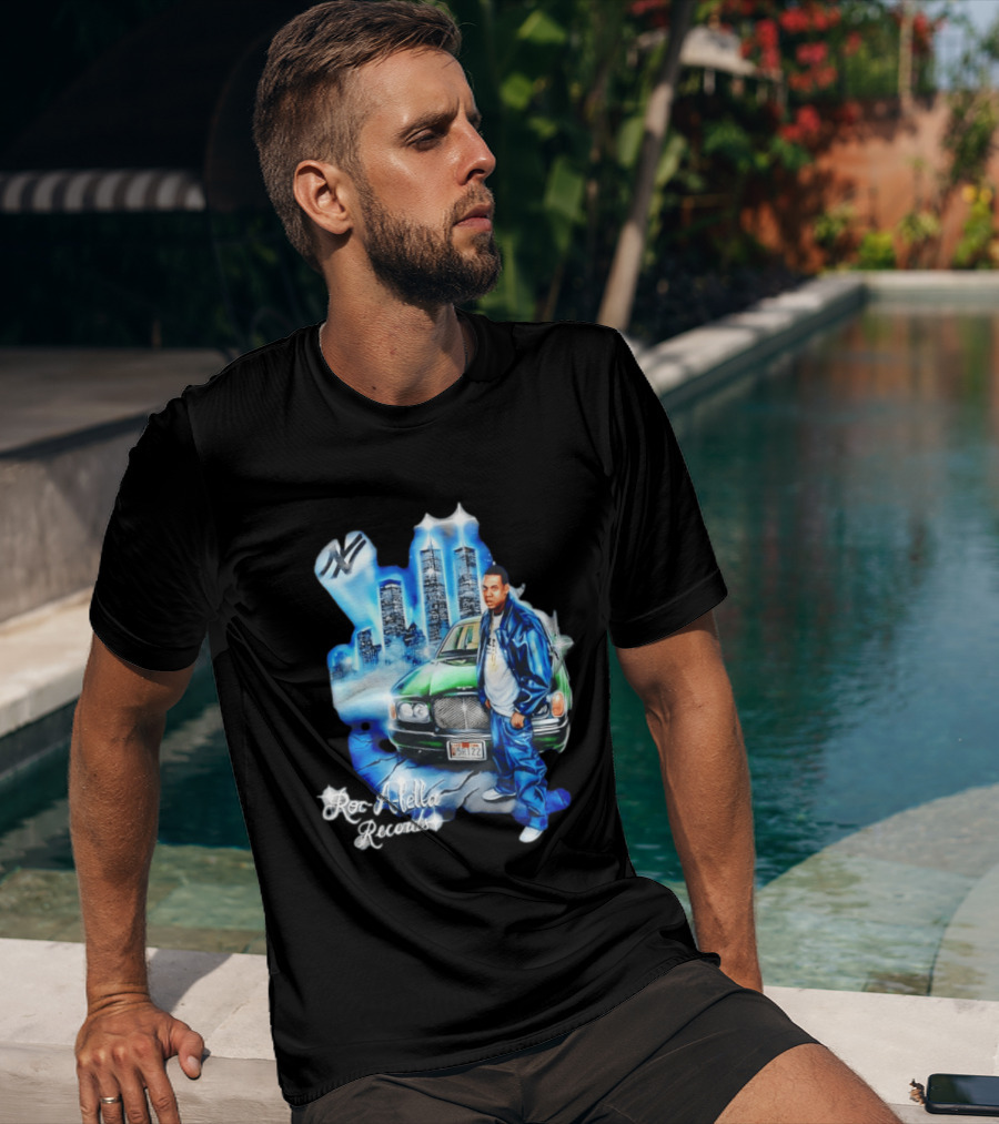 Roc A Fella Records Jay Z Bentley Twin Towers T-Shirt