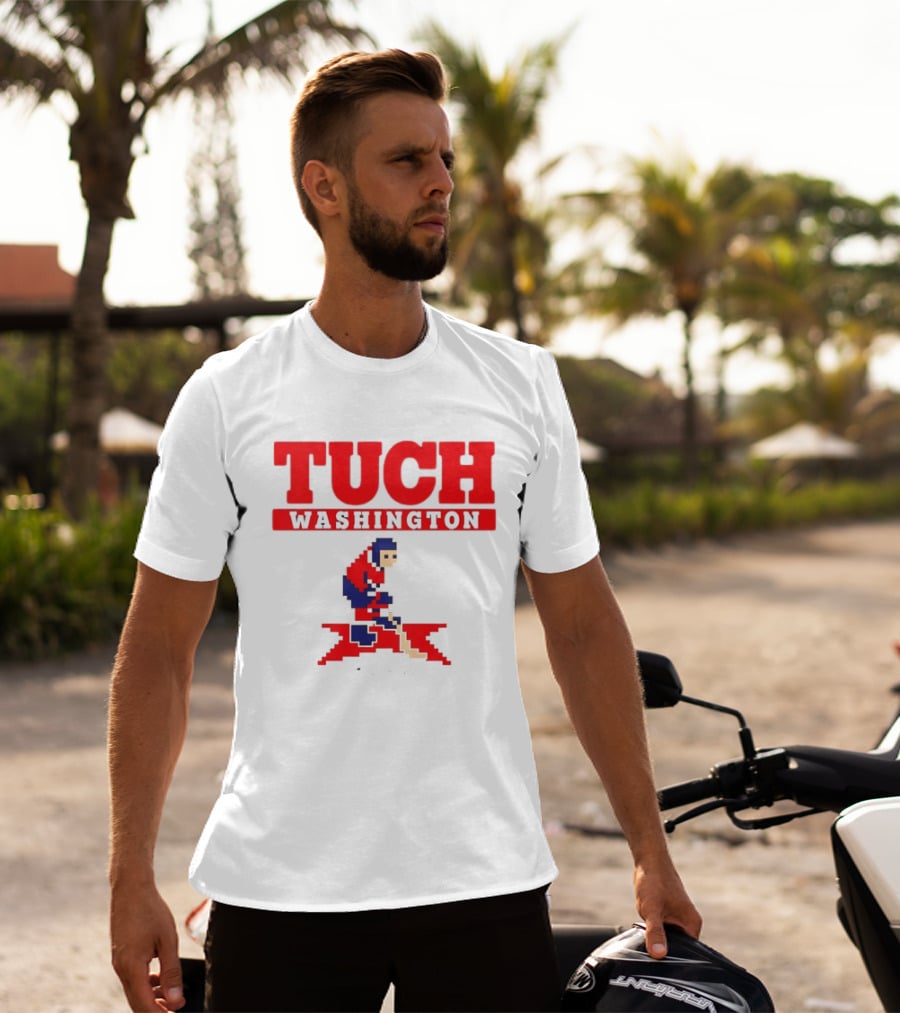 Tuch Washington 89 RW Retro Hockey Pixel T-Shirt