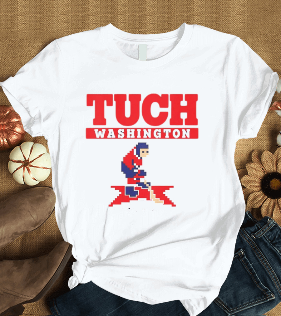 Tuch Washington 89 RW Retro Hockey Pixel T-Shirt