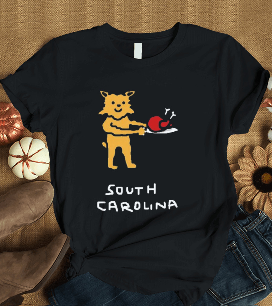 South Carolina Gamecocks 2026 27 SEC Football Schedule Cartoon T-Shirt