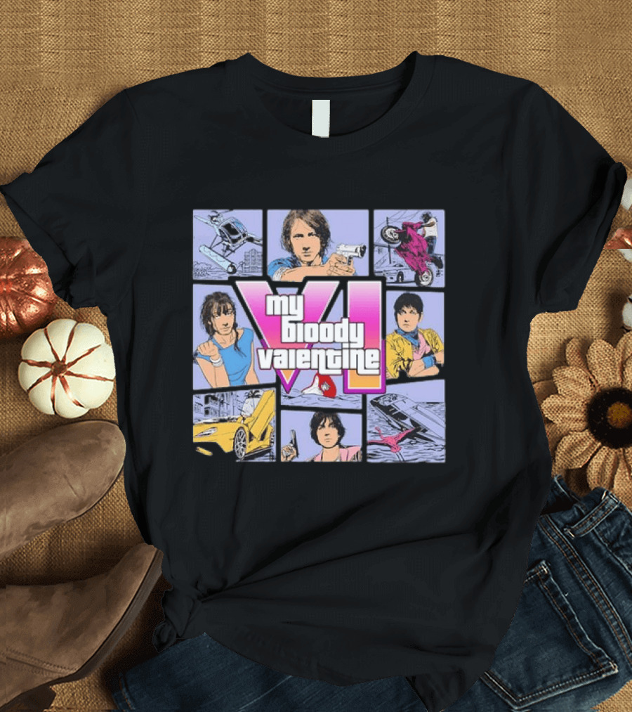 My Bloody Valentine VI Grand Theft Auto T-Shirt