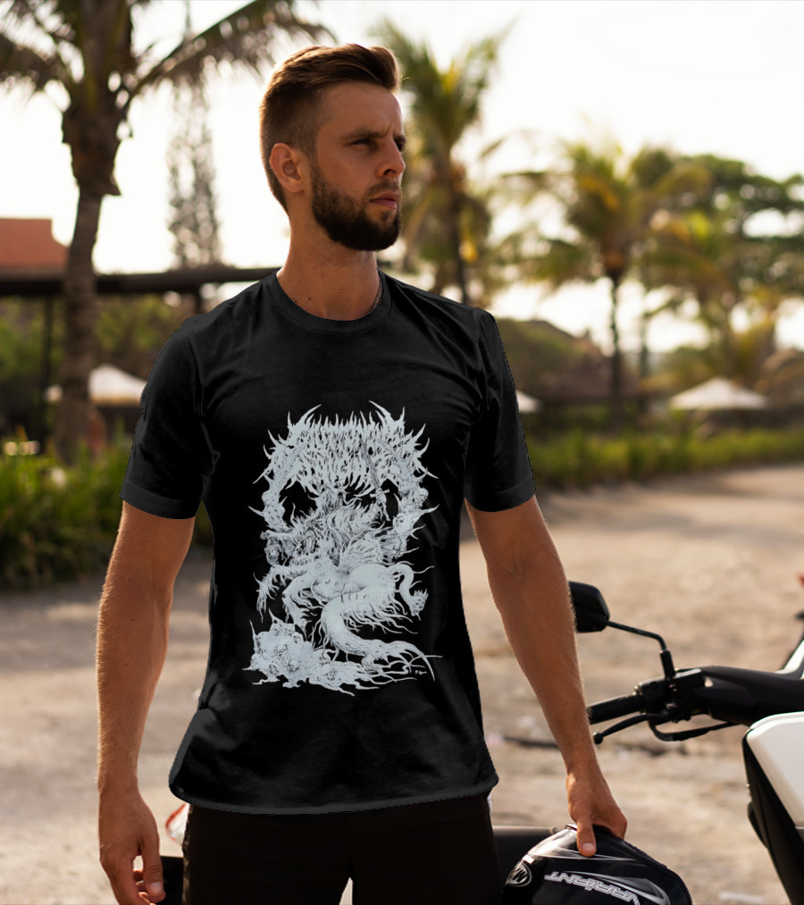 Abominable Putridity Demon Sword Skull Eponymous P T-Shirt