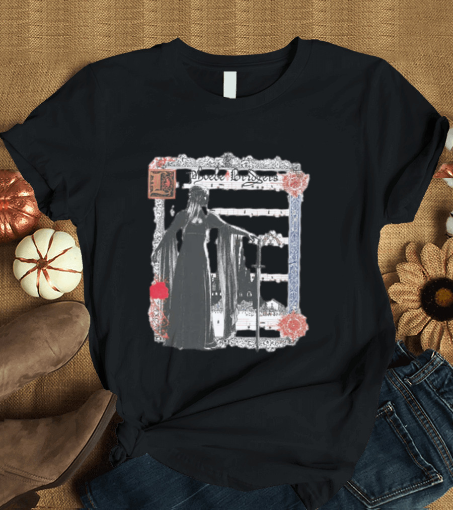 Phoebe Bridgers Gothic Medieval Sword And Castle Sheet Music T-Shirt