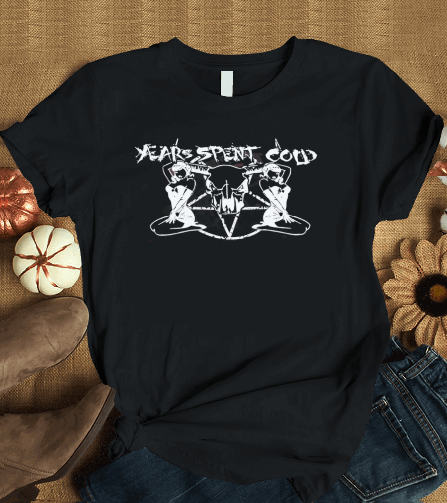 Years Spent Cold Skull Pentagram Filled With False Hope T-Shirt