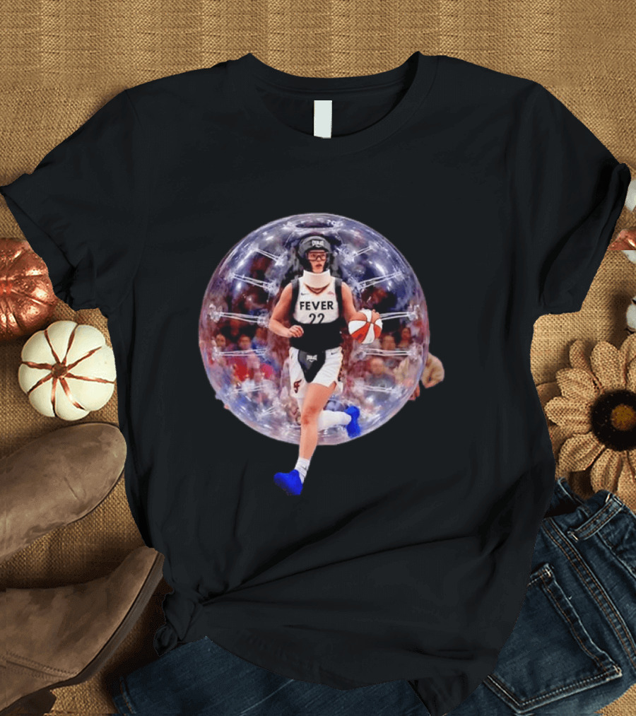 Caitlin Clark Indiana Fever Zorbing Body Ball Sports Fan Novelty T-Shirt