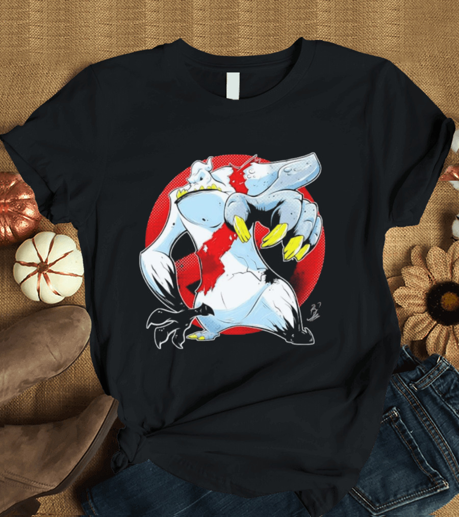 Stay Puft Marshmallow Man Angry Kaiju Ghostbusters Monster Claws T-Shirt