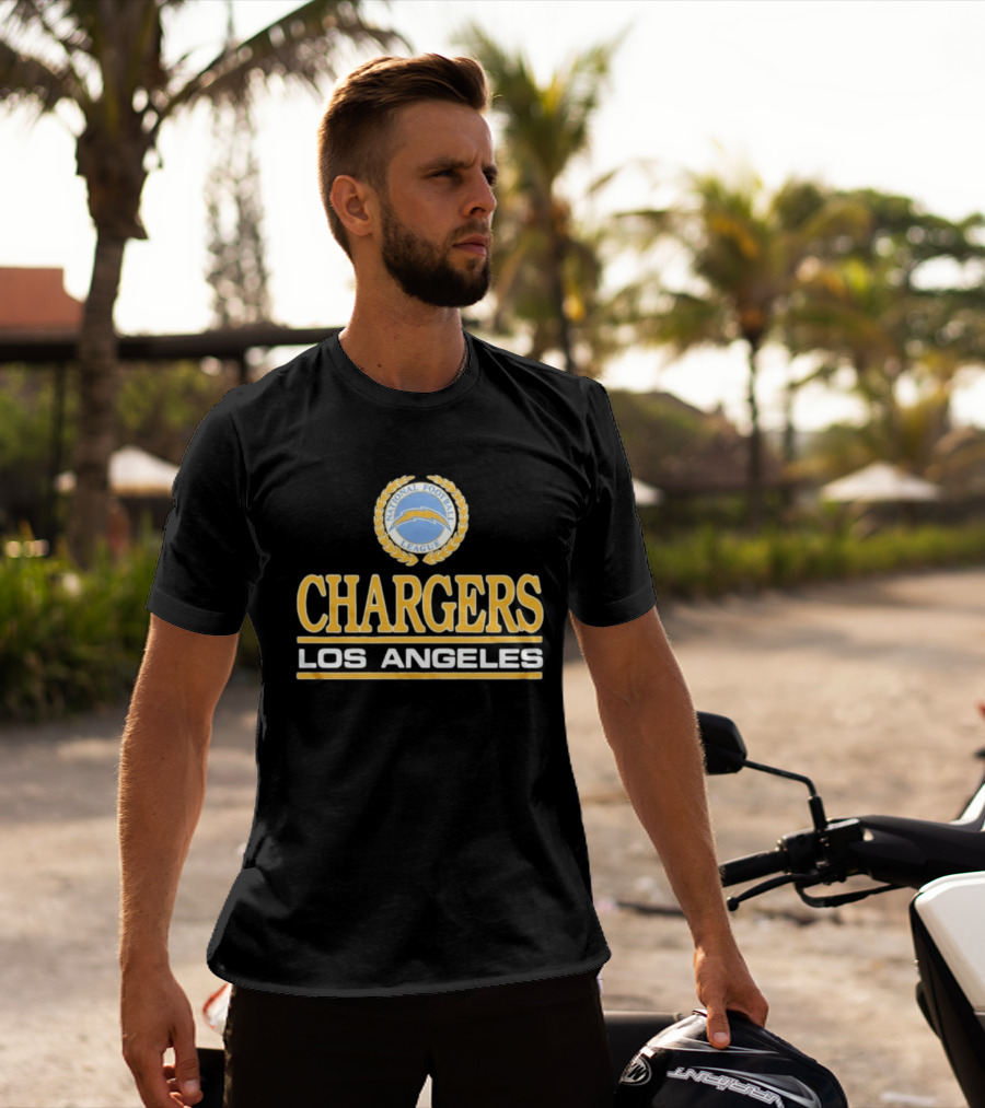 Los Angeles Chargers National Football League Crest Chargers Los Angeles T-Shirt