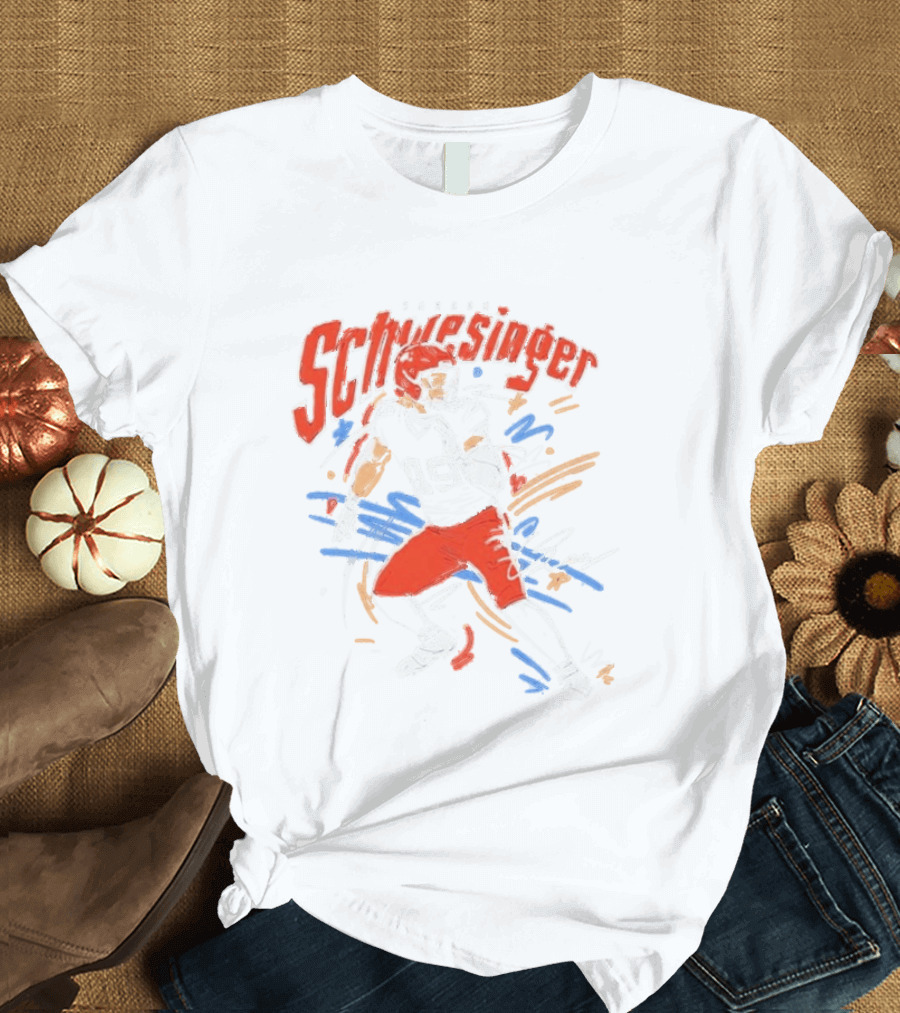 Carson Schwesinger Vibrant Cleveland Browns Scribble Football Player T-Shirt