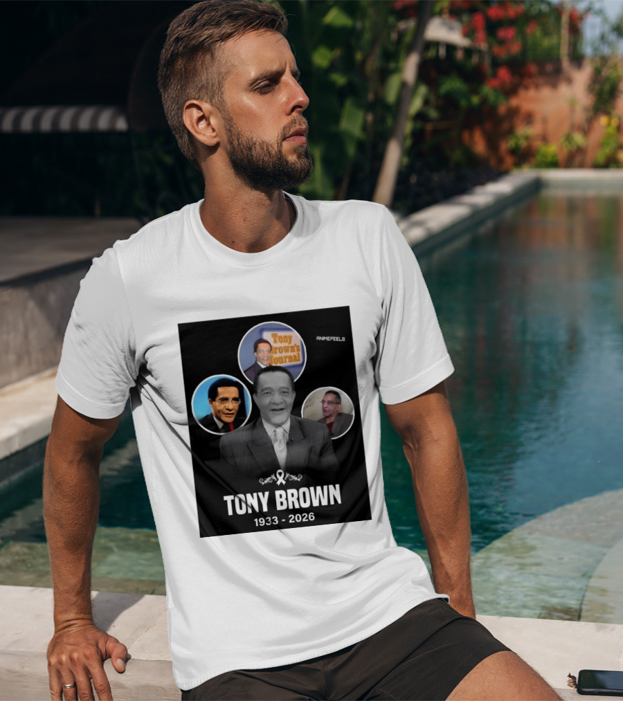 Tony Brown's Journal 1933 2026 ANIMEFEELS T-Shirt