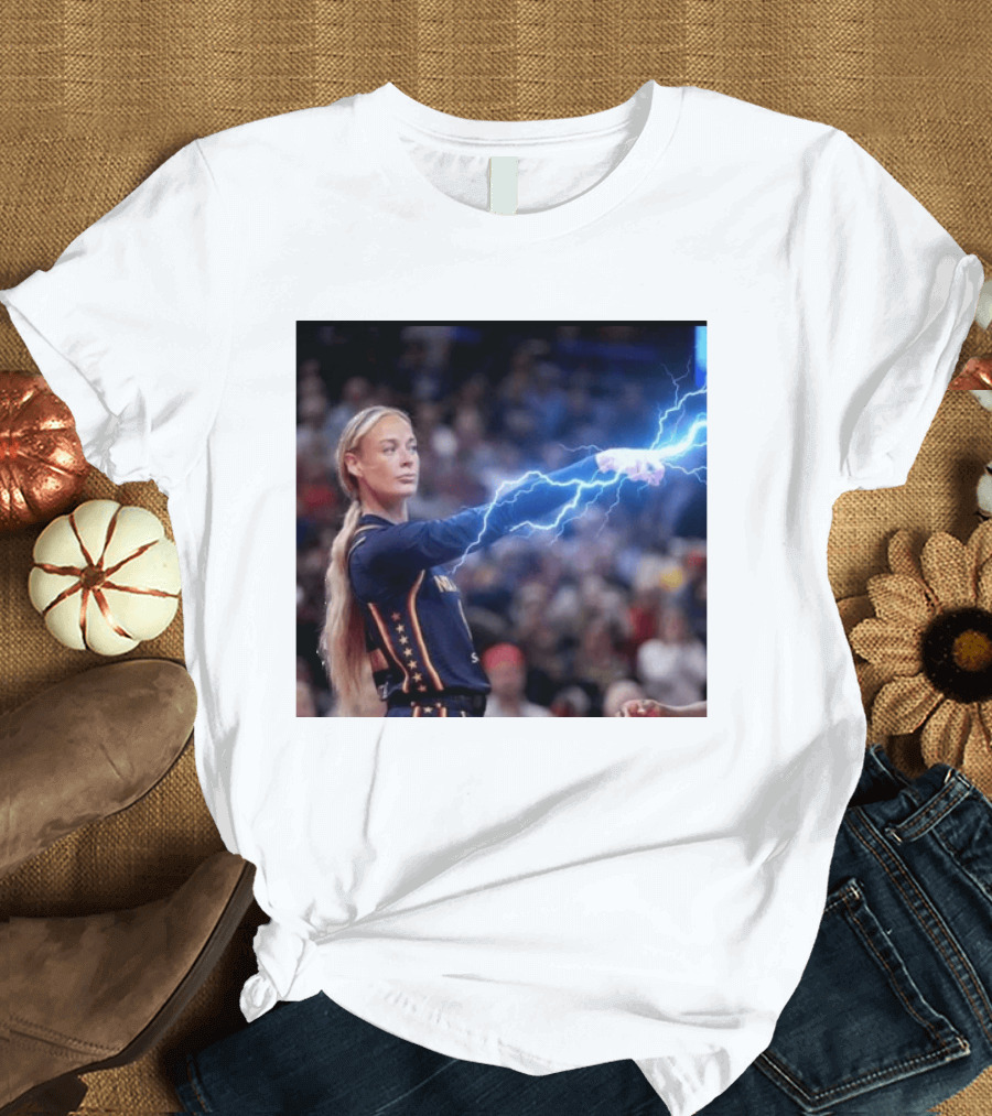 Sophie Cunningham Lightning Power Basketball Stars T-Shirt