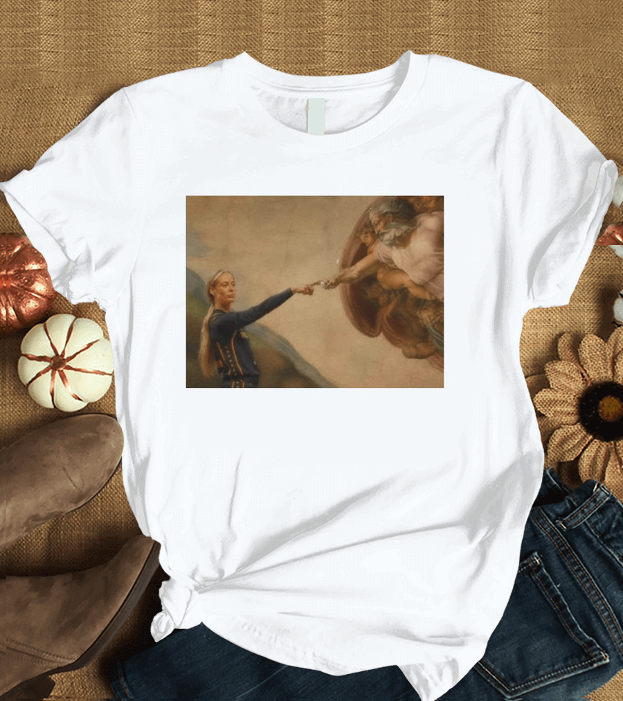 Creation Of Adam Indiana Fever Basketball Player T-Shirt
