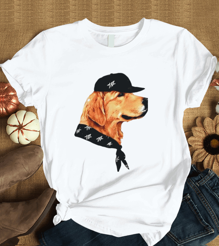 Ashton Kutcher Good Boy Dog Cap Bandana T-Shirt