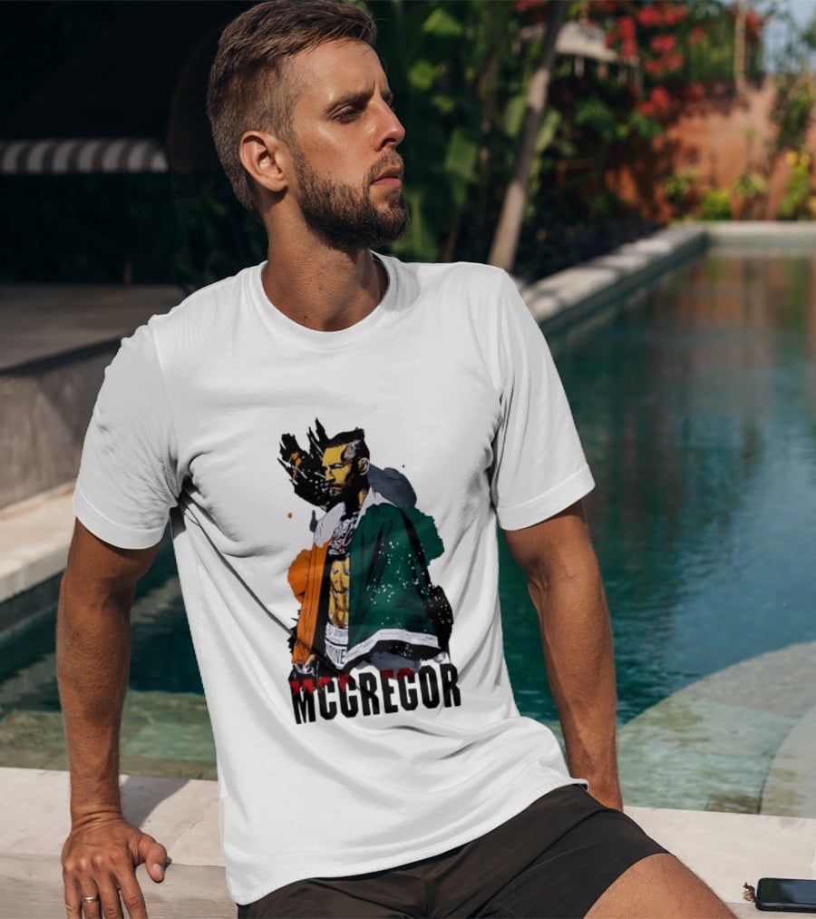 McGregor Irish Flag Warrior In The Cage T-Shirt