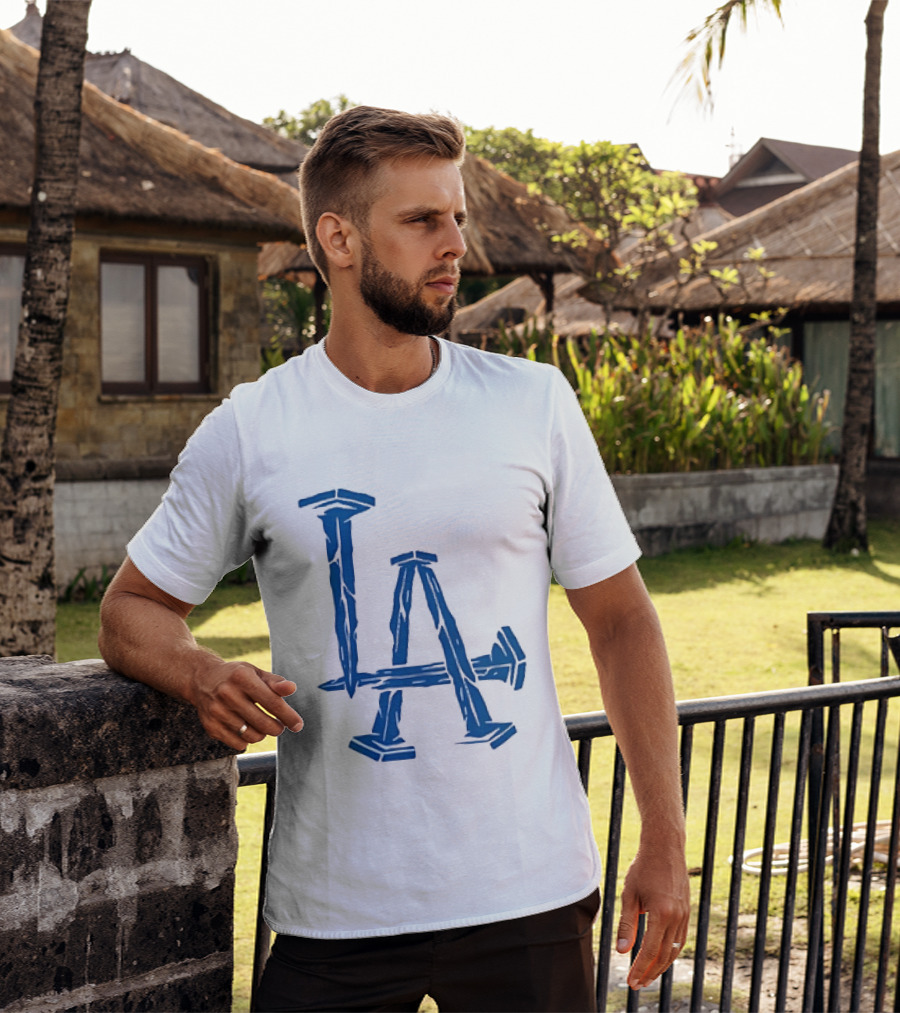 Los Angeles Dodgers LA Nails Baseball Team T-Shirt