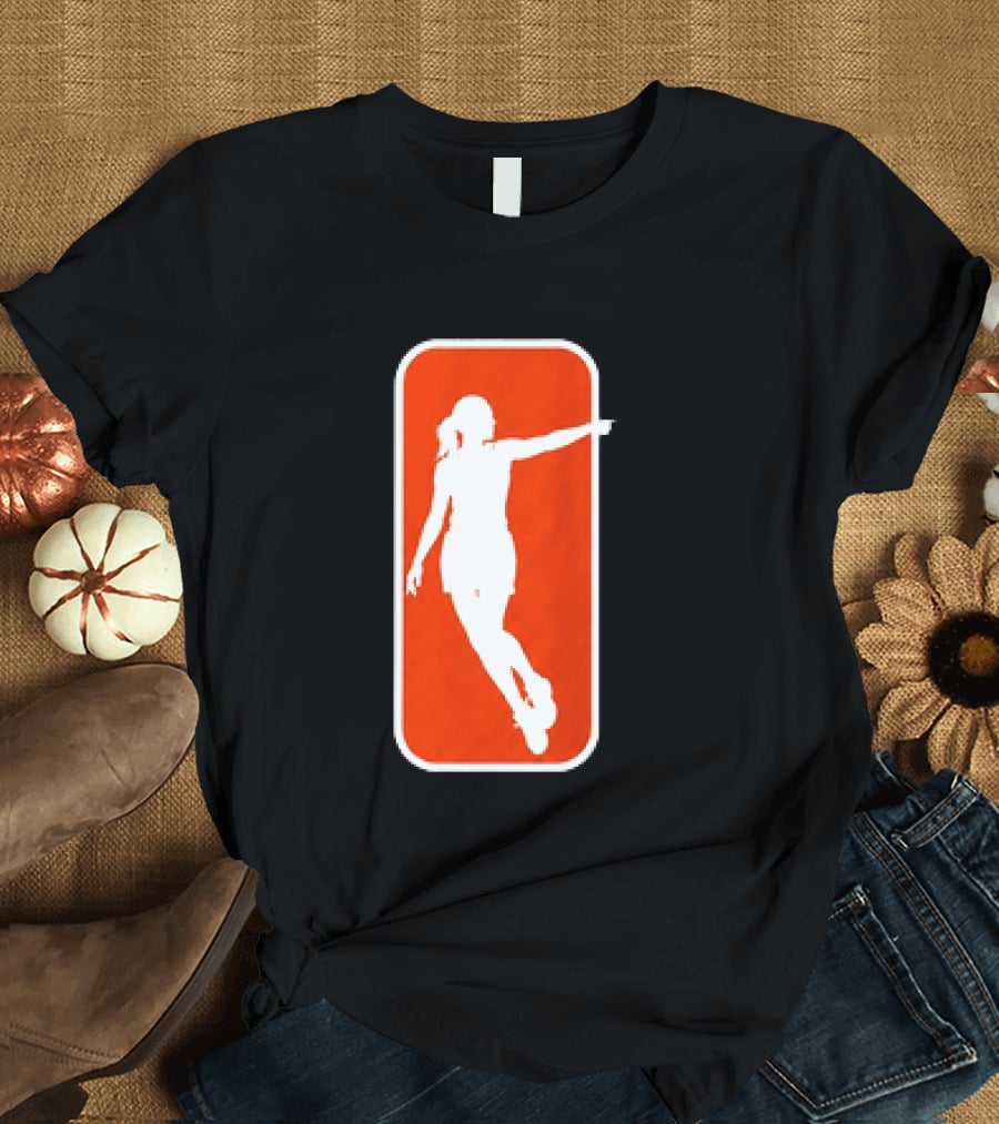 Sophie Cunningham Pointing Pose Red And White T-Shirt