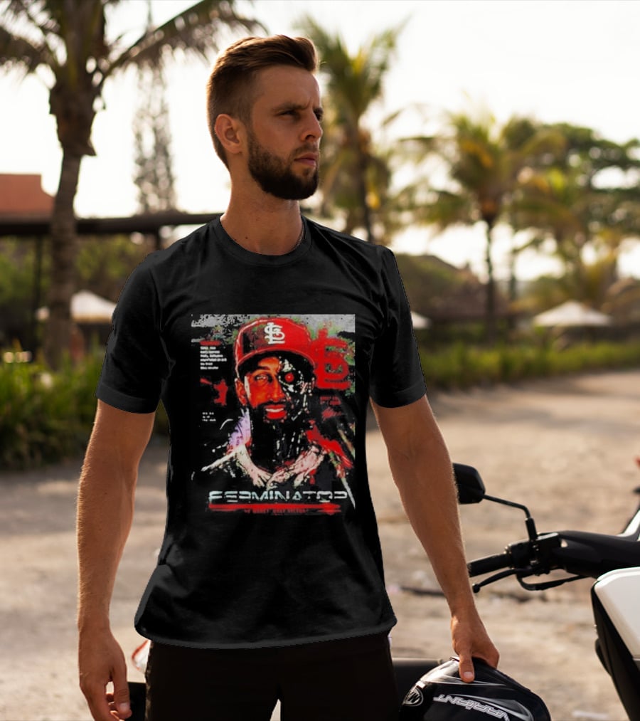 2026 St. Louis Cardinals Jose Fermin Ferminator Cyborg T-Shirt
