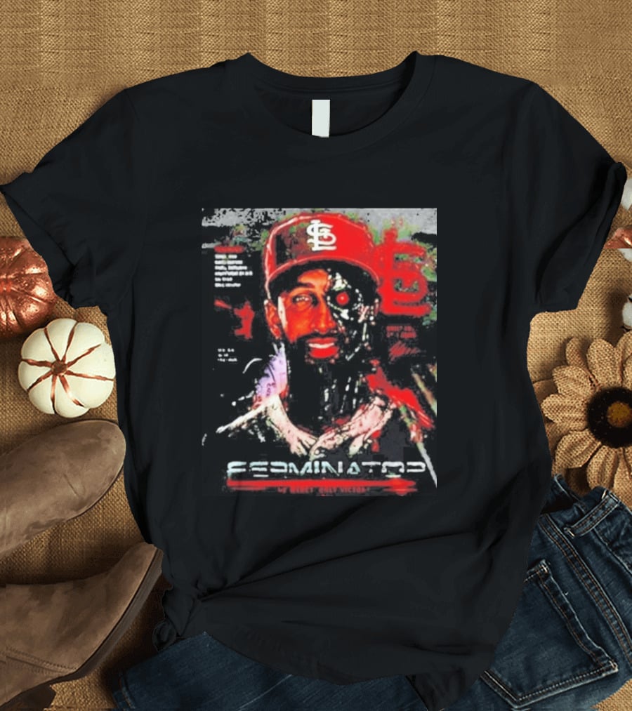 2026 St. Louis Cardinals Jose Fermin Ferminator Cyborg T-Shirt