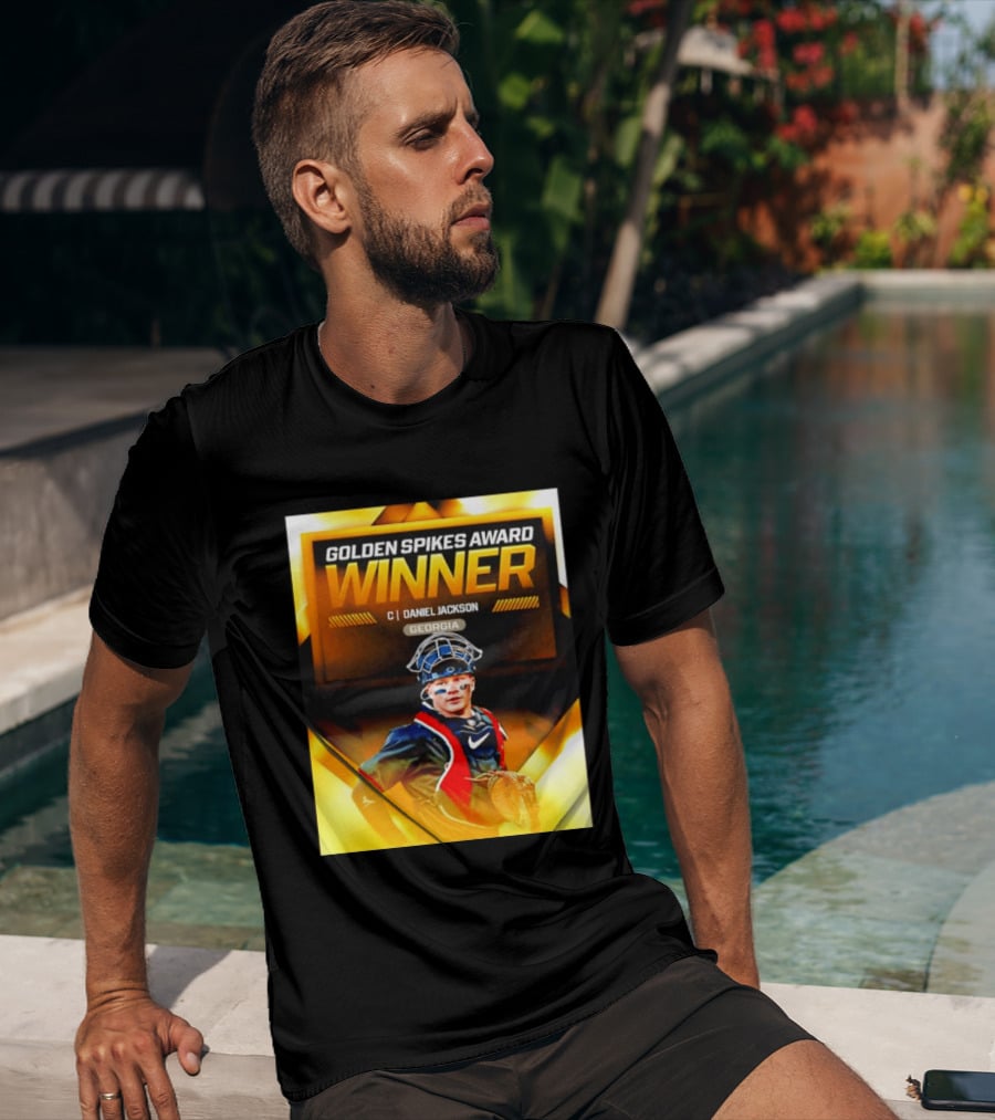 Golden Spikes Award Winner Daniel Jackson Georgia Catcher T-Shirt