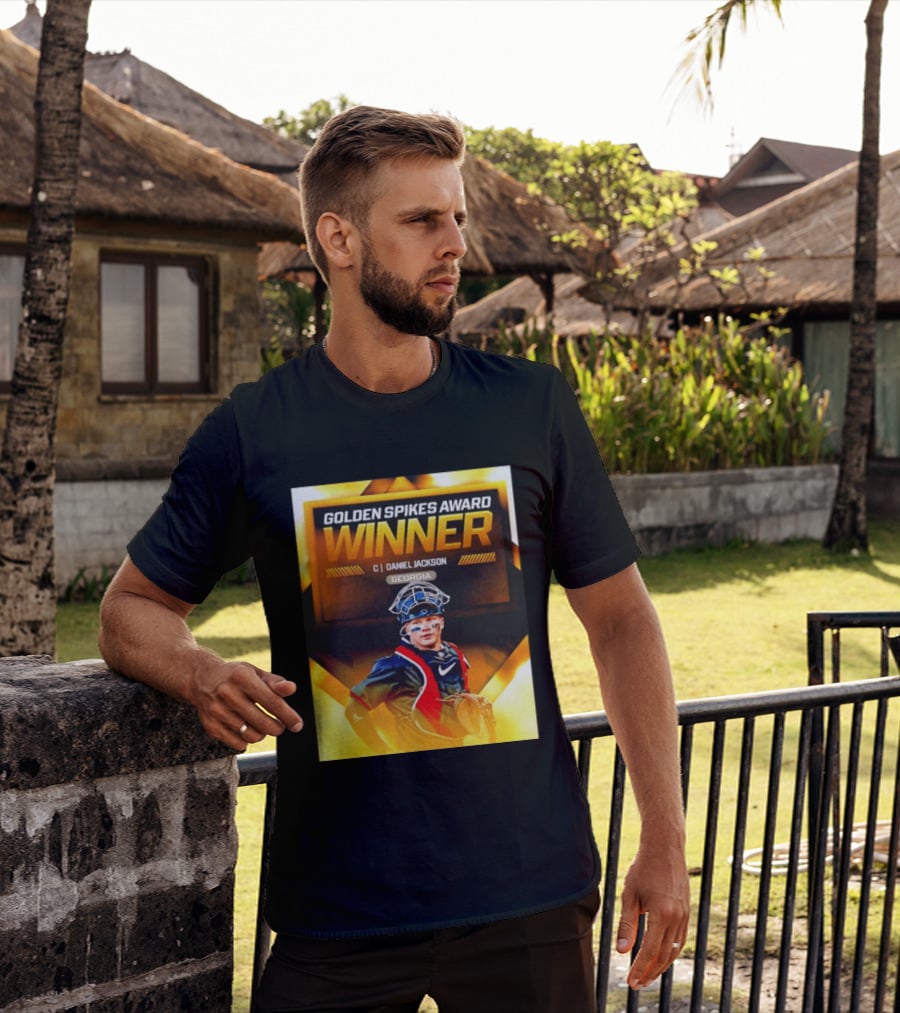 Golden Spikes Award Winner Daniel Jackson Georgia Catcher T-Shirt