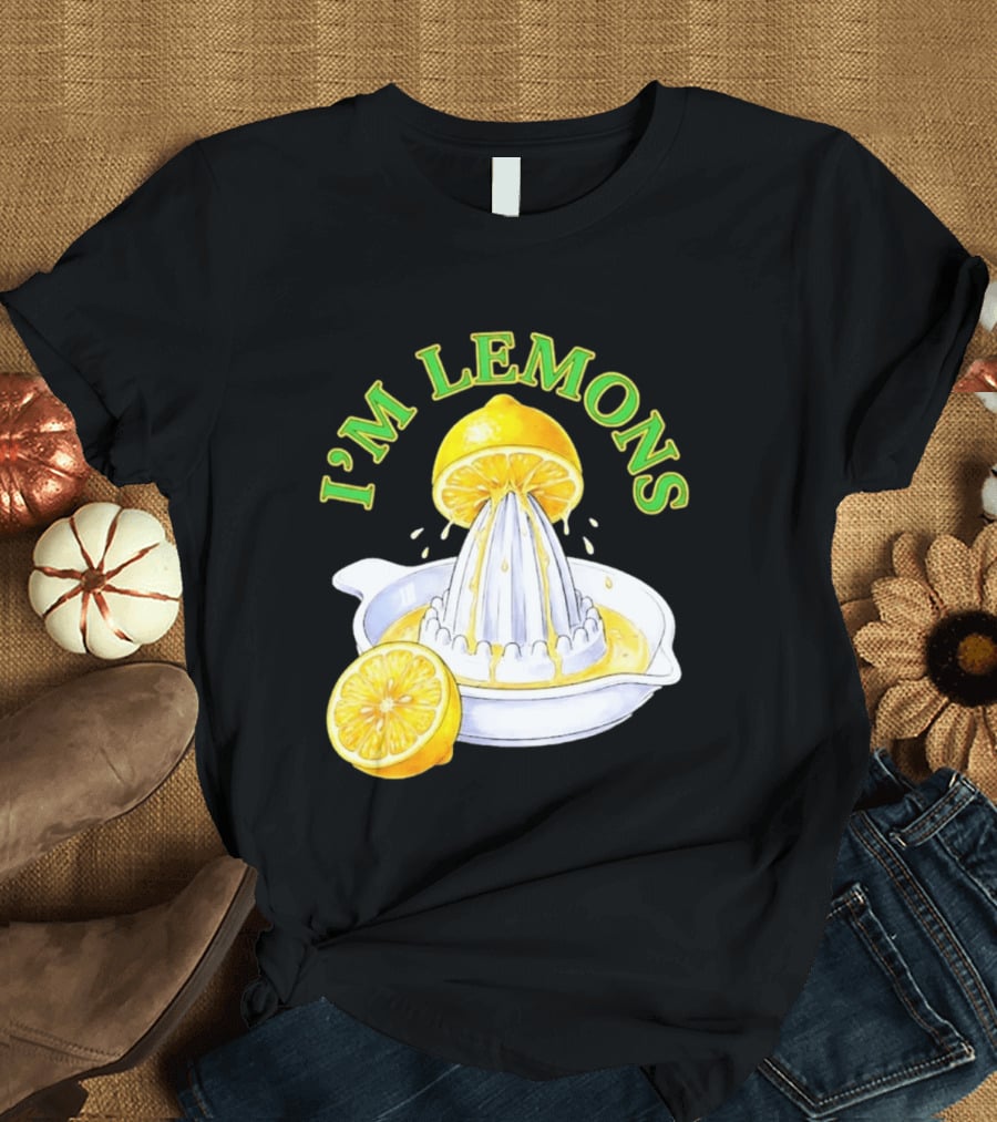 I'm Lemons Citrus Squeezer Fruit T-Shirt