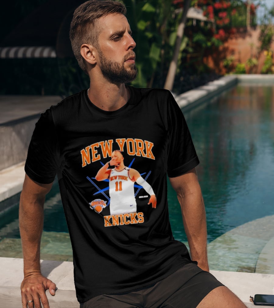 New York Knicks Jalen Brunson 11 NBA Basketball 3 Point 2026 T-Shirt