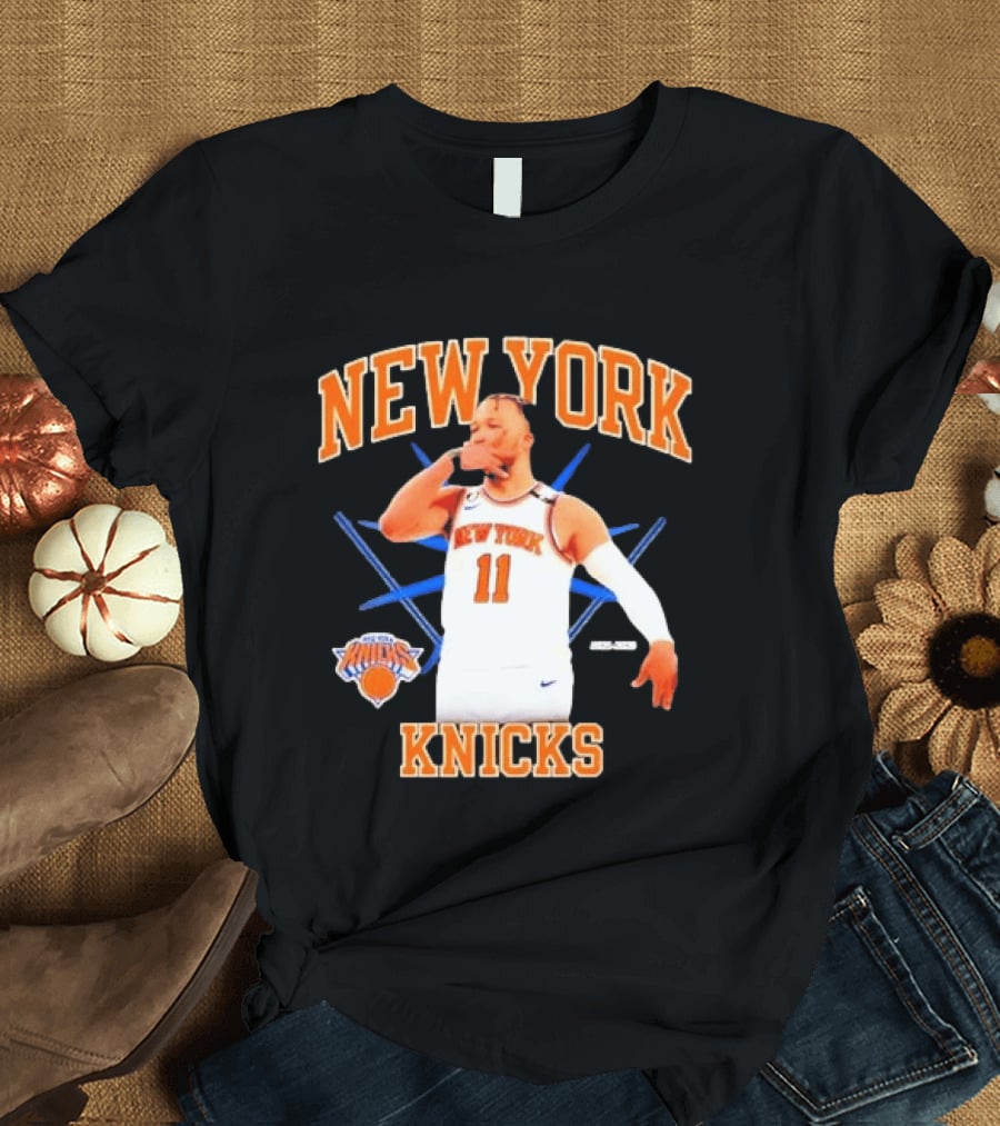 New York Knicks Jalen Brunson 11 NBA Basketball 3 Point 2026 T-Shirt
