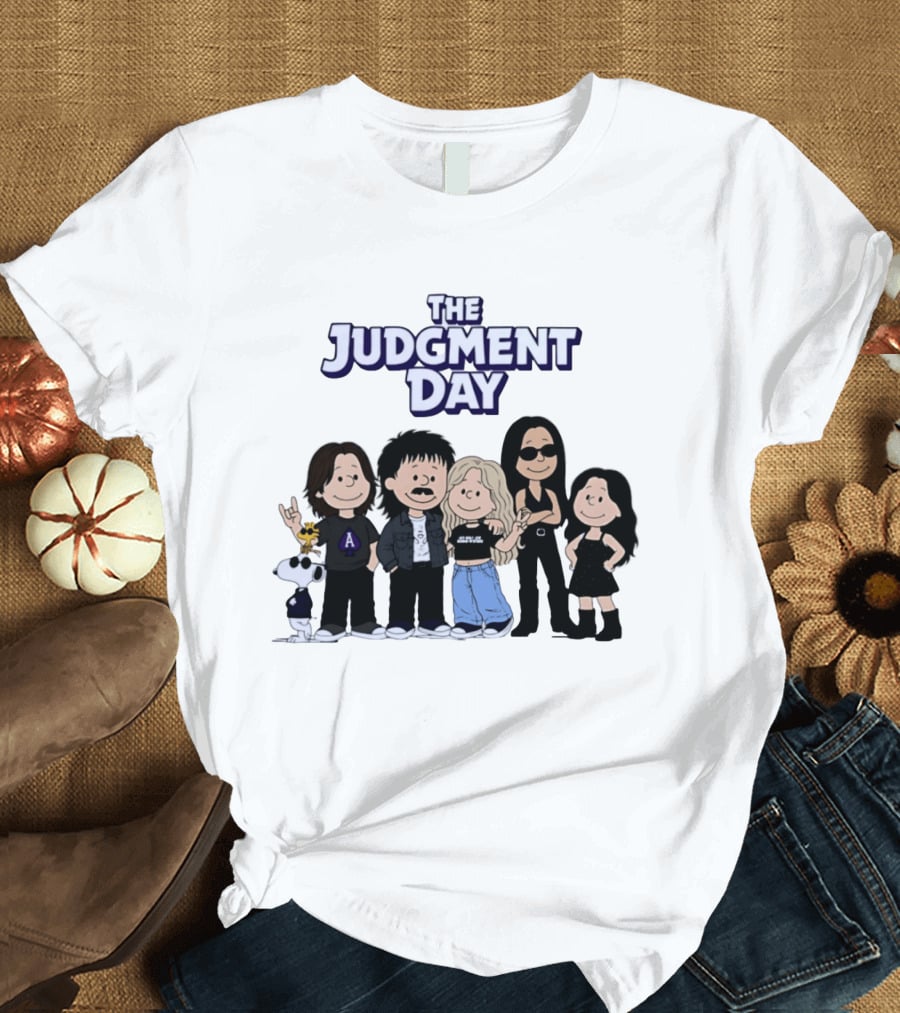 The Judgment Day Peanuts Cartoon Characters Mashup T-Shirt