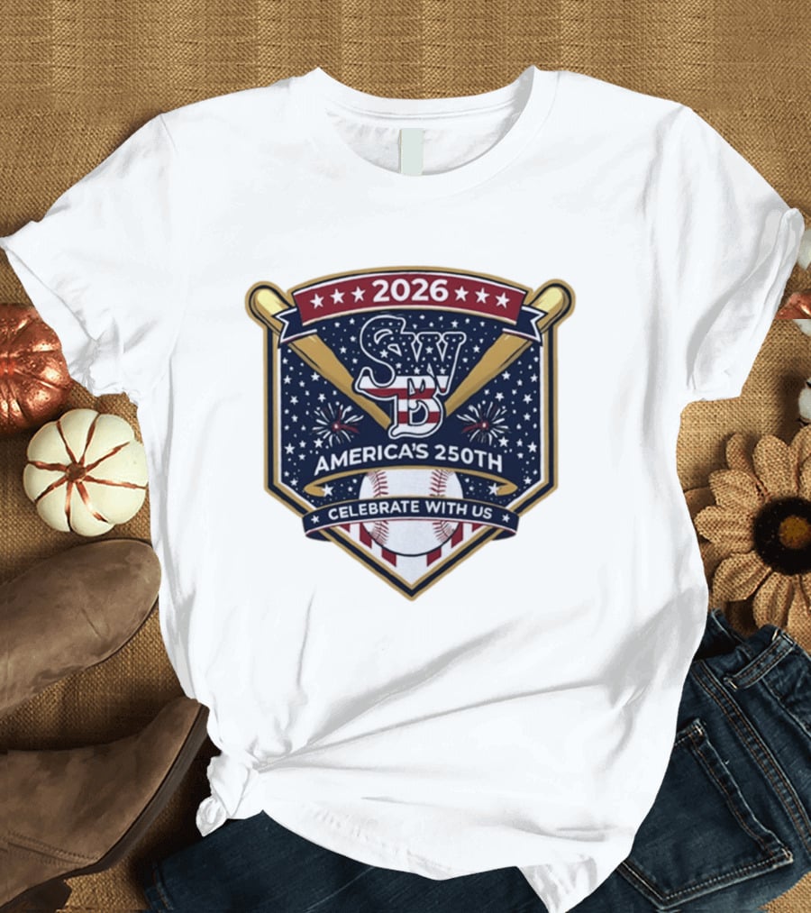 2026 SWB America's 250th Celebrate With Us Baseball T-Shirt