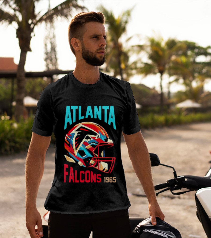 Atlanta Falcons 1965 Helmet Vintage Football Team T-Shirt