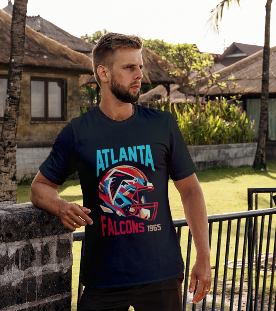 Atlanta Falcons 1965 Helmet Vintage Football Team T-Shirt