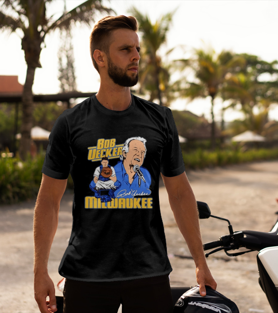 Bob Uecker Milwaukee Catcher Microphone 2026 T-Shirt