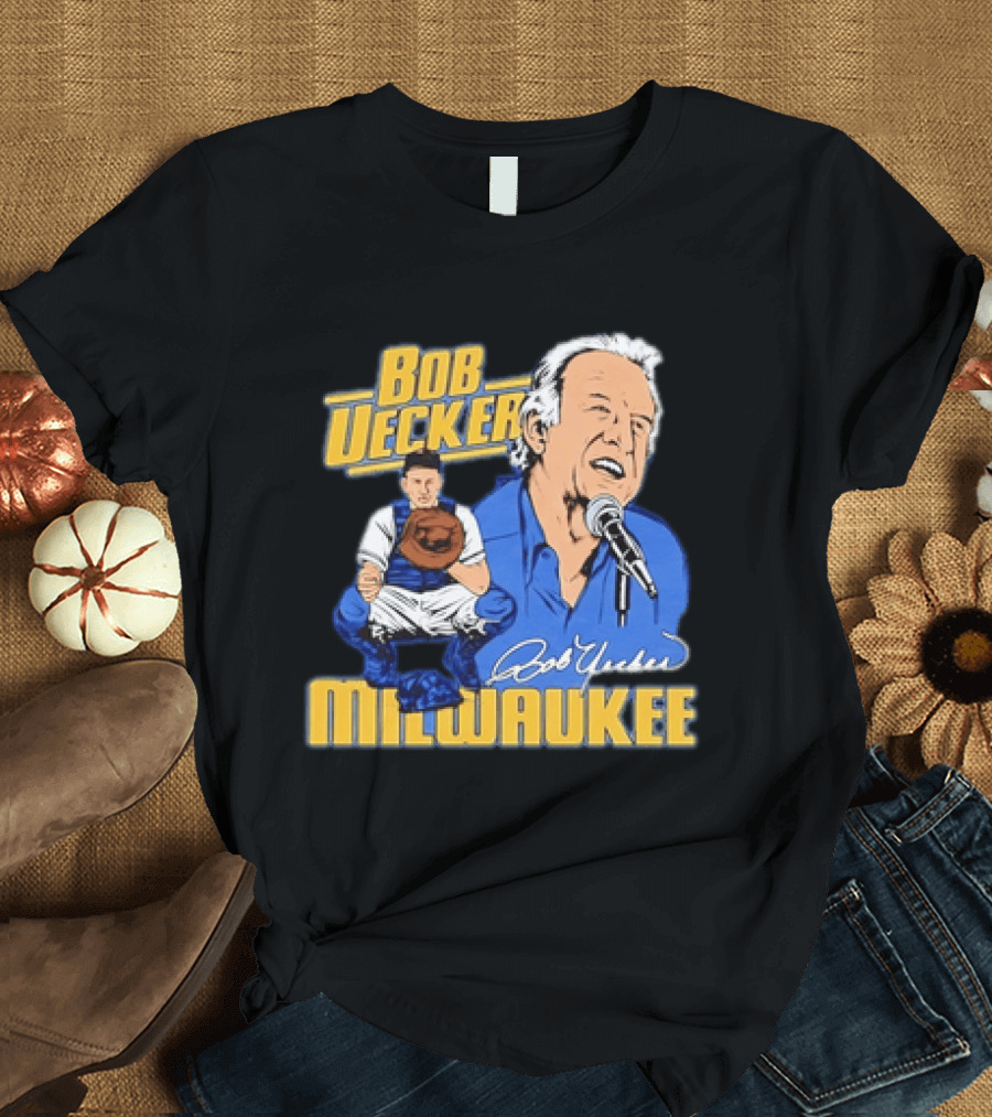 Bob Uecker Milwaukee Catcher Microphone 2026 T-Shirt