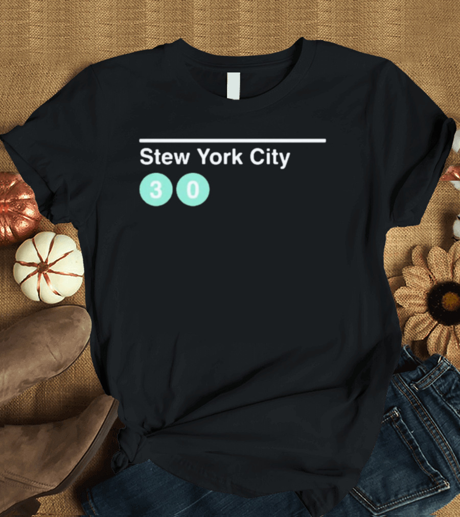 Stew York City 30 Breanna Stewart NY Liberty WNBA T-Shirt