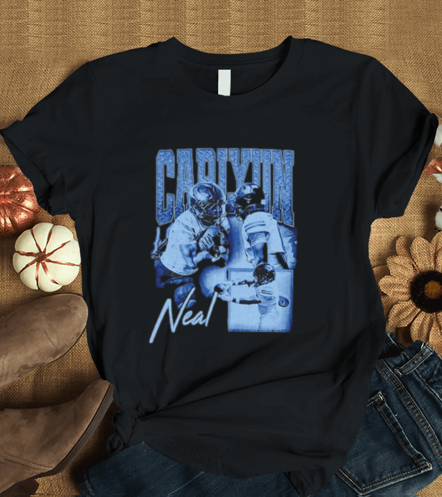 Carlyun Neal Alabama Crimson Tide Football Player Action Collage T-Shirt