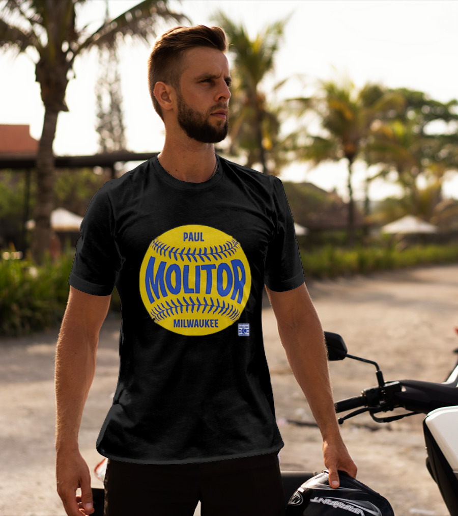 Paul Molitor Milwaukee Brewers Baseball Hall Of Fame 318 Club 1982 T-Shirt
