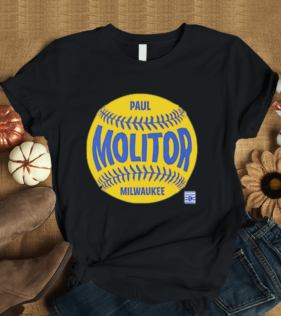 Paul Molitor Milwaukee Brewers Baseball Hall Of Fame 318 Club 1982 T-Shirt
