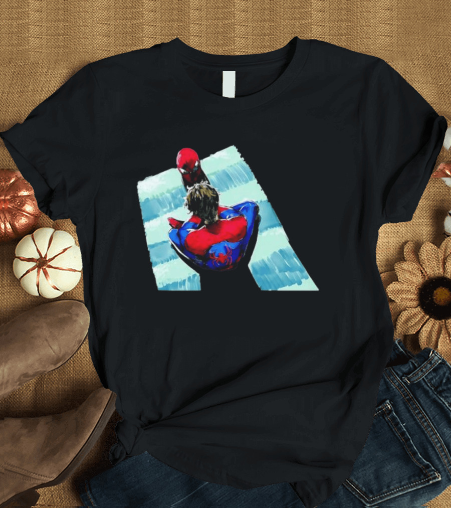 Spider Man Peter Parker Marvel Cinematic Universe Dual Perspective T-Shirt