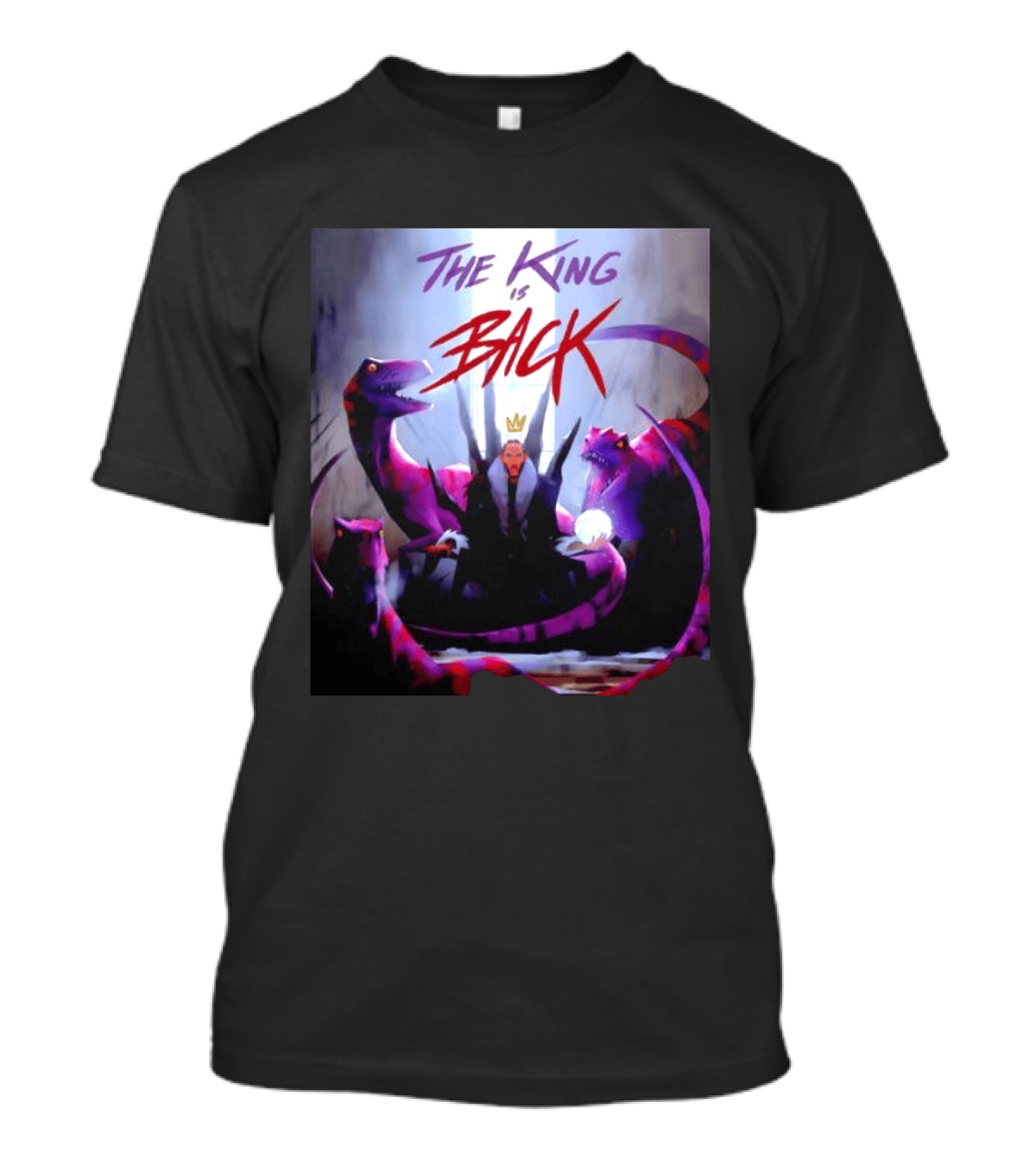 Kawhi Leonard Toronto Raptors The King Is Back Raptors Crown Return T-Shirt