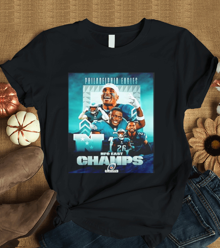 Philadelphia Eagles NFC East Champs 2022 Playoffs T-Shirt