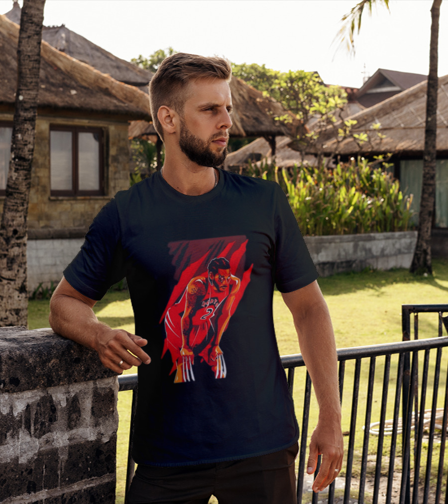 Kawhi Leonard Wolverine Claws Toronto Raptors 2 Jersey Return T-Shirt