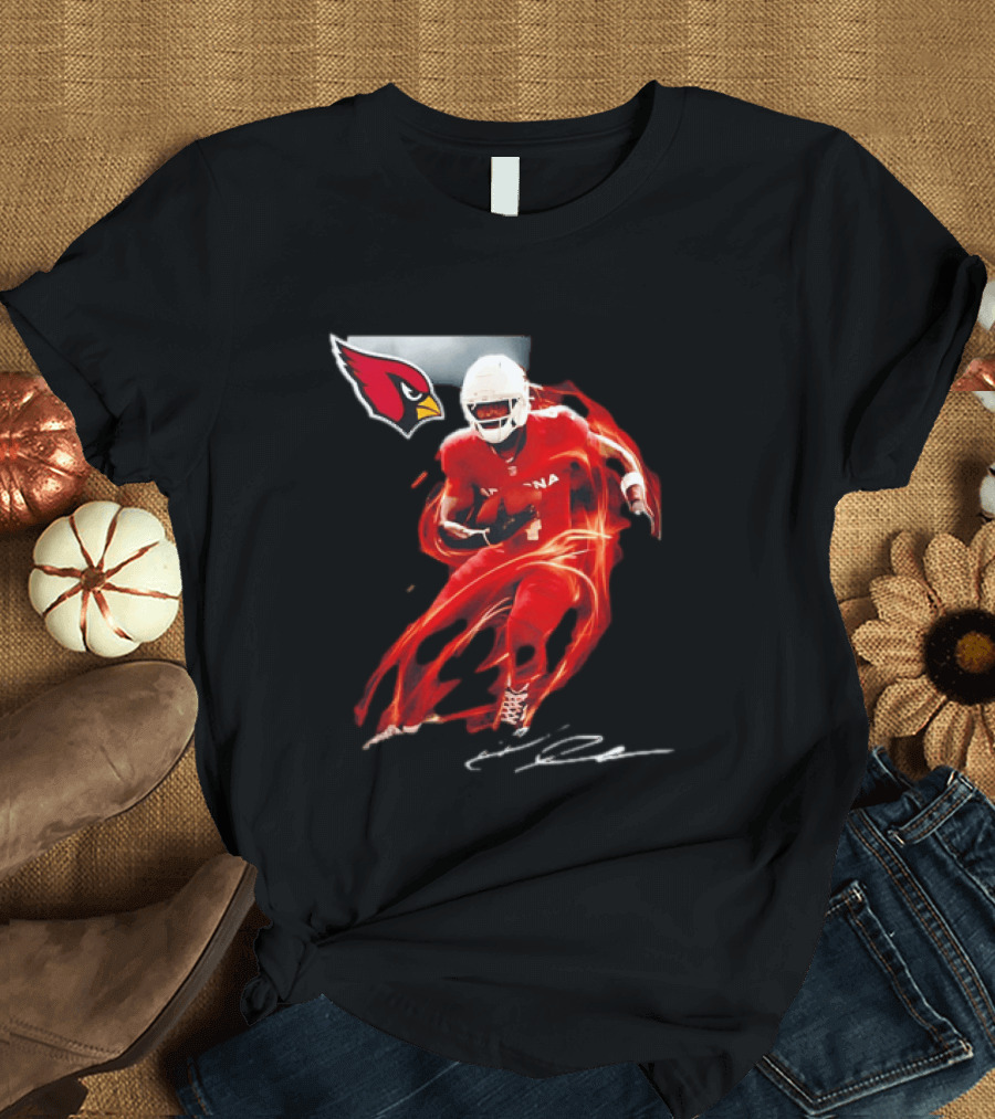 Kyler Murray Arizona Cardinals Dynamic Football Motion T-Shirt